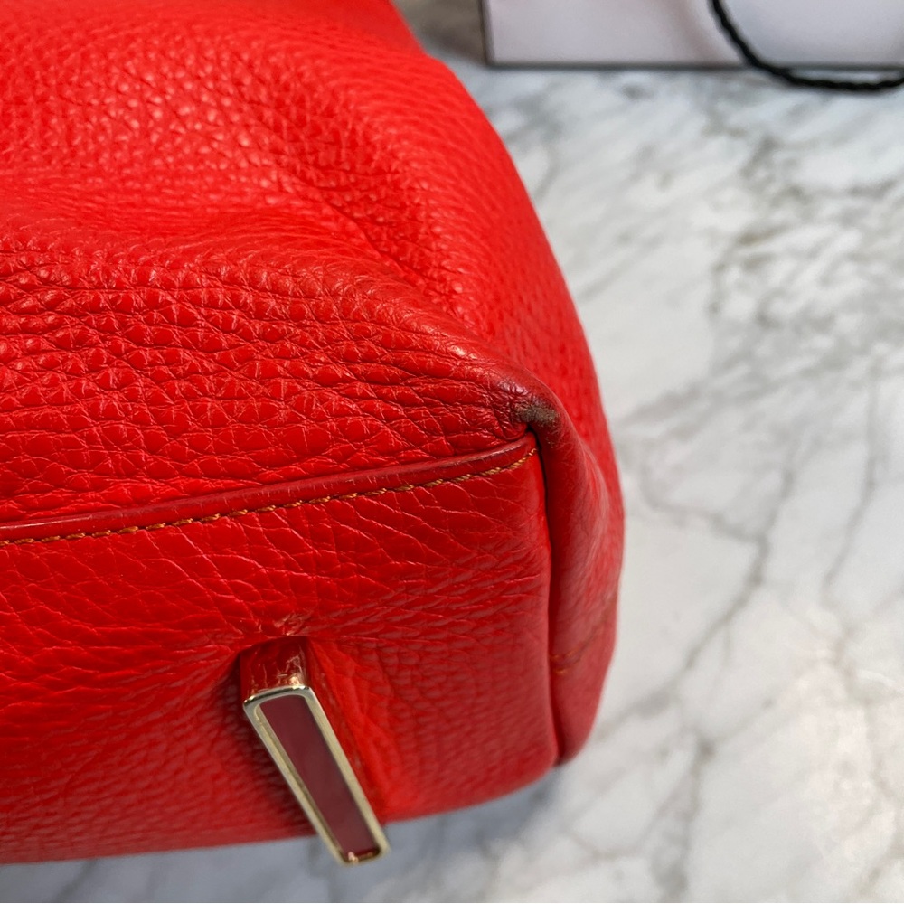 Christian Louboutin Red Leather Tote Bag - Picture 4 of 13
